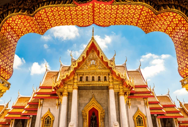 a temple in thailand