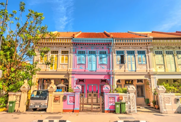 Peranakan houses in Singapore