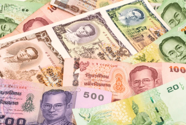 thai baht bank notes